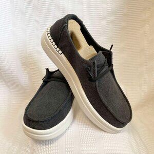 women HEY DUDES shoes platforms